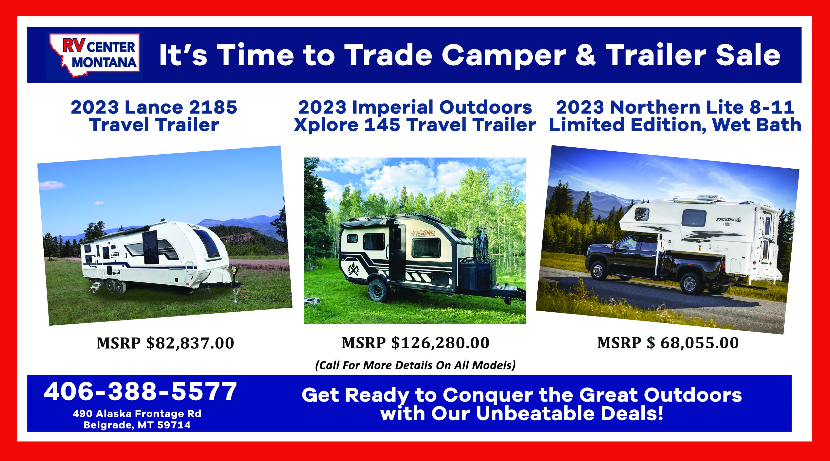 RV Center Montana RVs, Travel Trailers, and Campers in Bozeman, MT